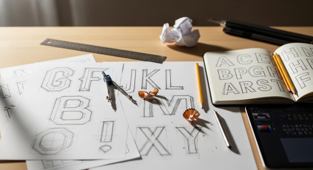 Comment créer une typographie